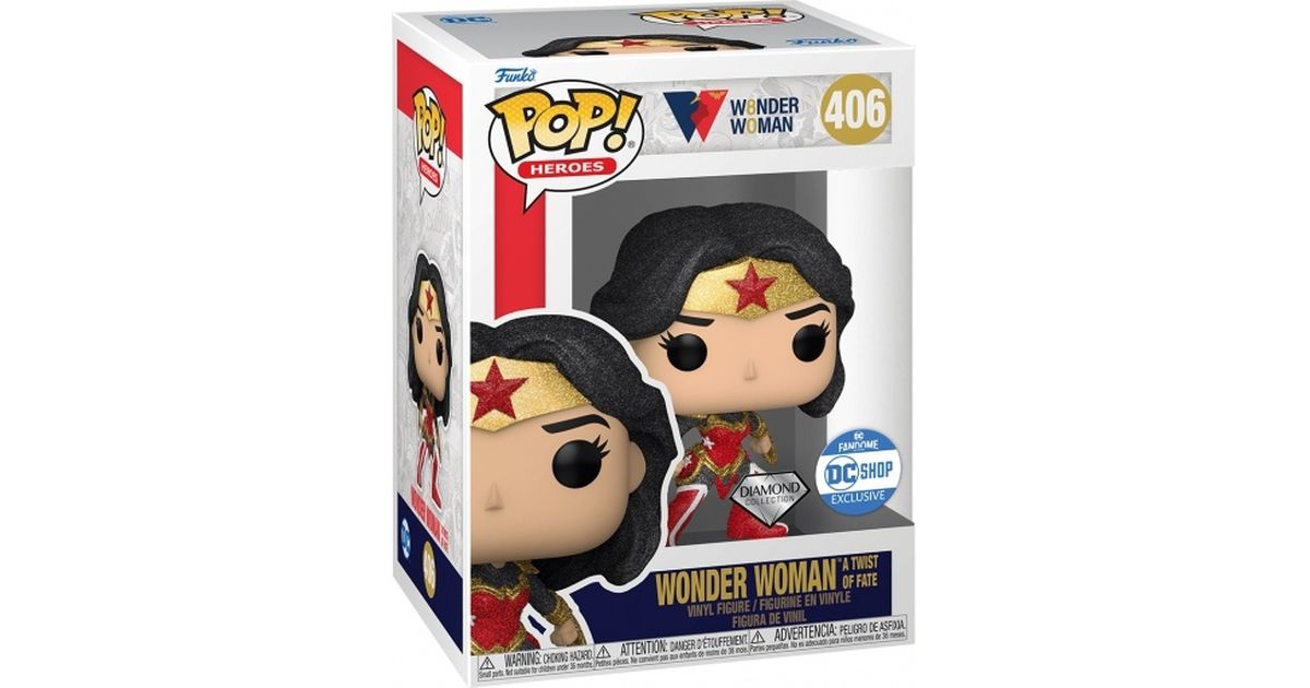 Buy Funko Pop! #406 Wonder Woman A Twist Of Fate (Diamond Glitter)