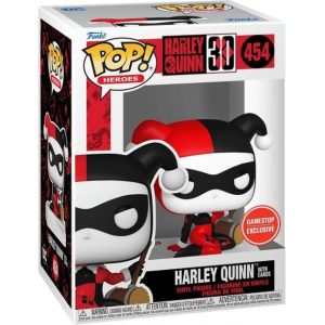 Buy Funko Pop! #454 Harley Quinn with Cards