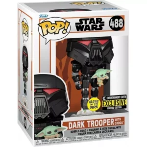 Buy Funko Pop! #488 Dark Trooper with Grogu