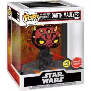 Buy Funko Pop! #520 Red Saber Series Volume 1: Darth Maul (Glows in the Dark)