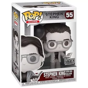 Buy Funko Pop! #55 Stephen King with Red Balloon (Black & White)