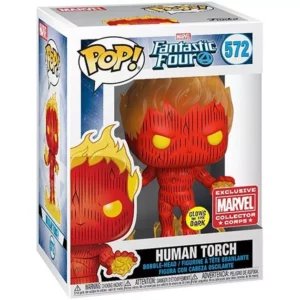 Buy Funko Pop! #572 Human Torch (Translucent)