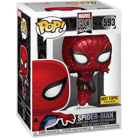 Buy Funko Pop! #593 Spider-Man (Metallic)