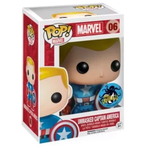 Buy Funko Pop! #06 Captain America (Metallic)