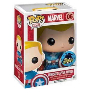 Buy Funko Pop! #06 Captain America (Unmasked)
