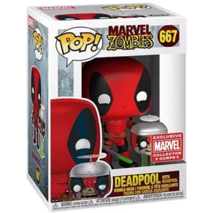 Buy Funko Pop! #667 Deadpool with Headpool