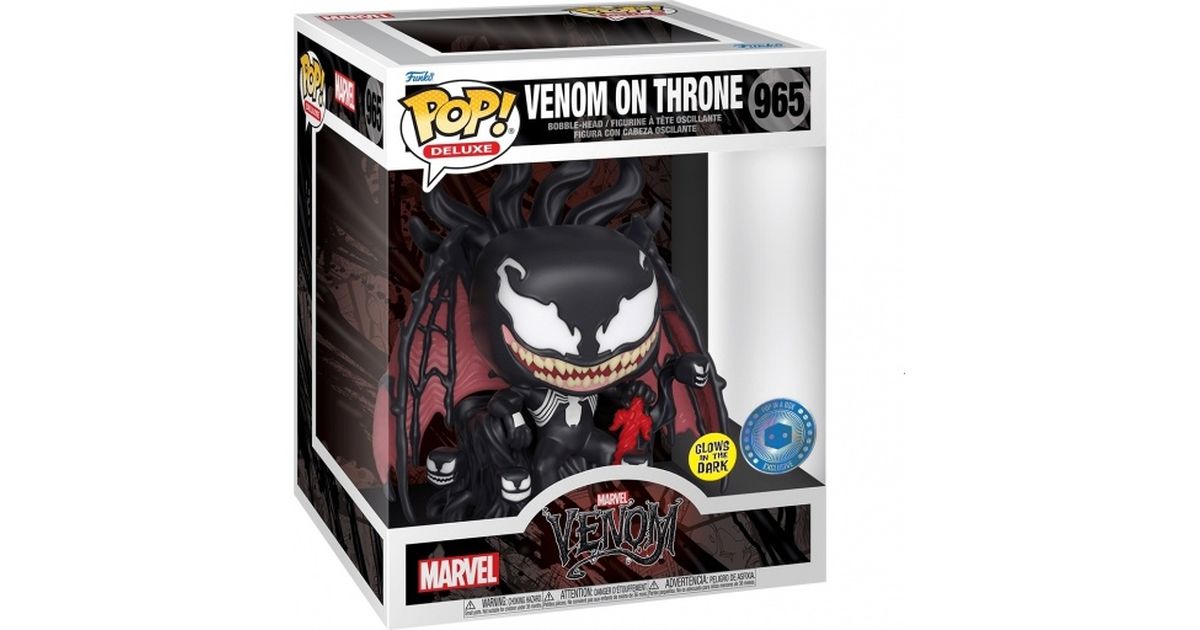 Buy Funko Pop! #965 Venom On Throne (Glow In The Dark)