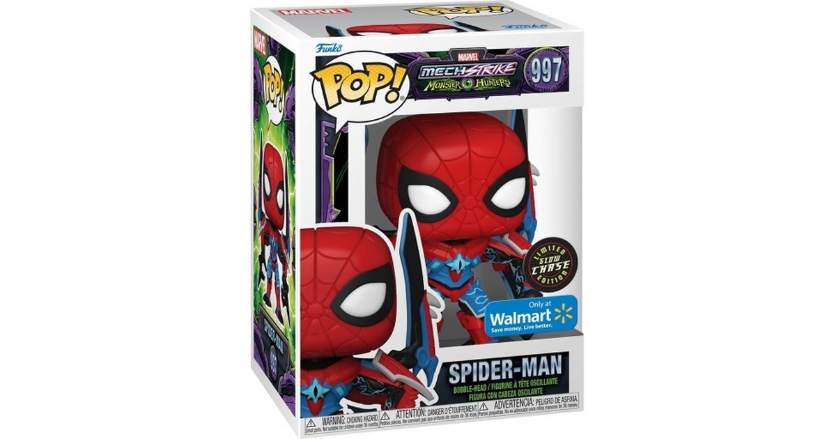 Buy Funko Pop! #997 Spider-Man (Chase &Amp; Glow In The Dark)