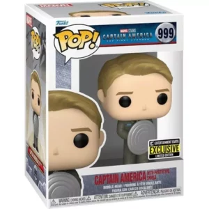 Buy Funko Pop! #999 Captain America with Prototype Shield (Metallic)