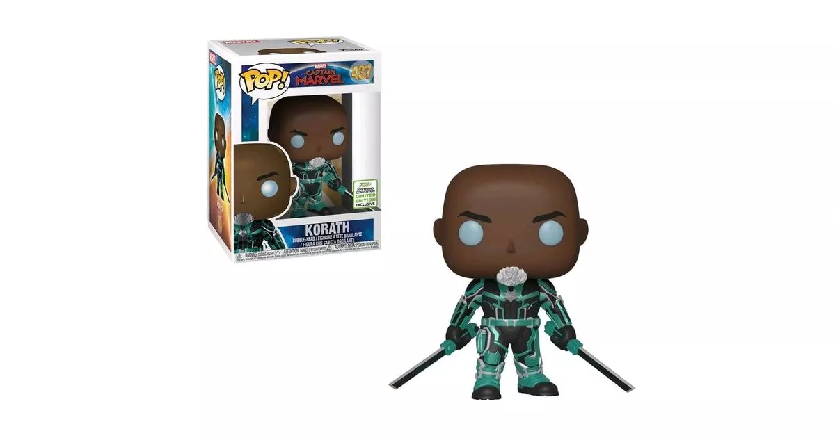 Sale Buy Funko Pop! Captain Marvel Korath Starforce Suit Eccc 2019 Exc Funko Pop! Vinyl