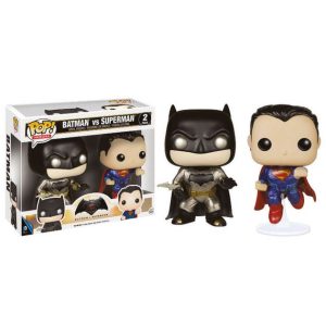 Buy Funko Pop! DC Comics Batman v Superman Metallic 2-Pack EXC Funko Pop! Vinyl