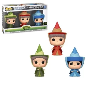 Buy Funko Pop! Disney Sleeping Beauty Fauna, Flora and Merryweather ECCC 2020 EXC Funko Pop! Vinyl 3-Pack