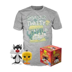 Buy Funko Pop! Looney Tunes Sylvester and Tweety EXC Pop and Tee Bundle - XL
