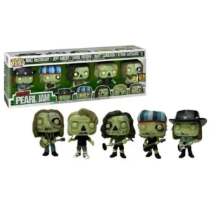 Buy Funko Pop! #PACK Zombie Pearl Jam (5-Pack) (Glow in the Dark) (Mike McCready | Jeff Ament | Eddie Vedder | Matt Cameron | Stone Gossard)