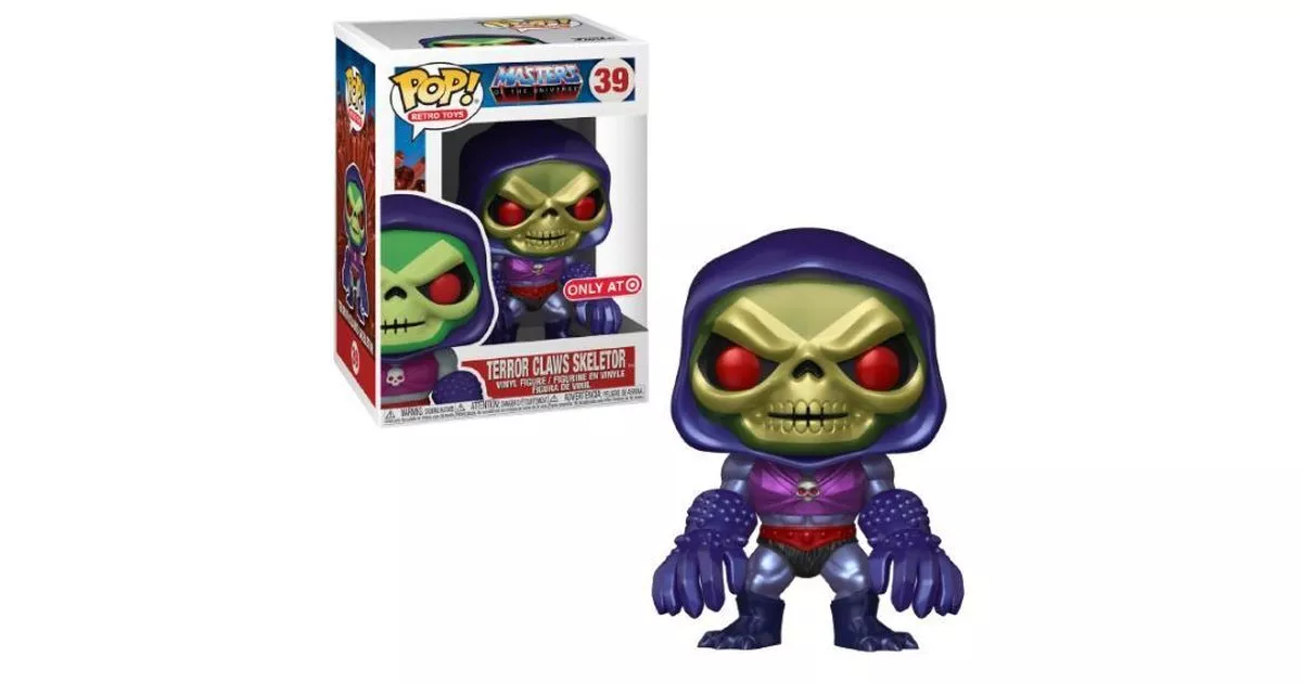 Buy Funko Pop! 39 Terror Claws Skeletor (Metallic) [Target Exclusive]