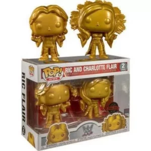 Buy Funko Pop! #PACK Ric and Charlotte Flair (Gold 2-Pack)