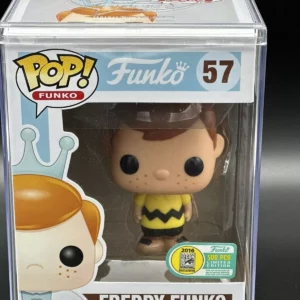 Funko Freddy Funko As Peanuts Charlie Brown 2016 Sdcc Limited Edition 500 Pcs.
