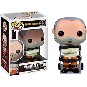 Funko Hannibal Lecter: The Silence of The Lambs x POP! Movies Vinyl Figure & 1 PET Plastic Graphical Protector Bundle [#025 / 03115 - B]