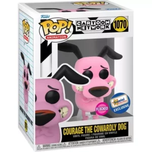 #1070 Courage the Cowardly Dog (Flocked)