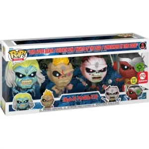 #PACK Live After Death, Seventh Son, Night Of The Dead & Somewhere In The Eddie (Glow in the Dark)