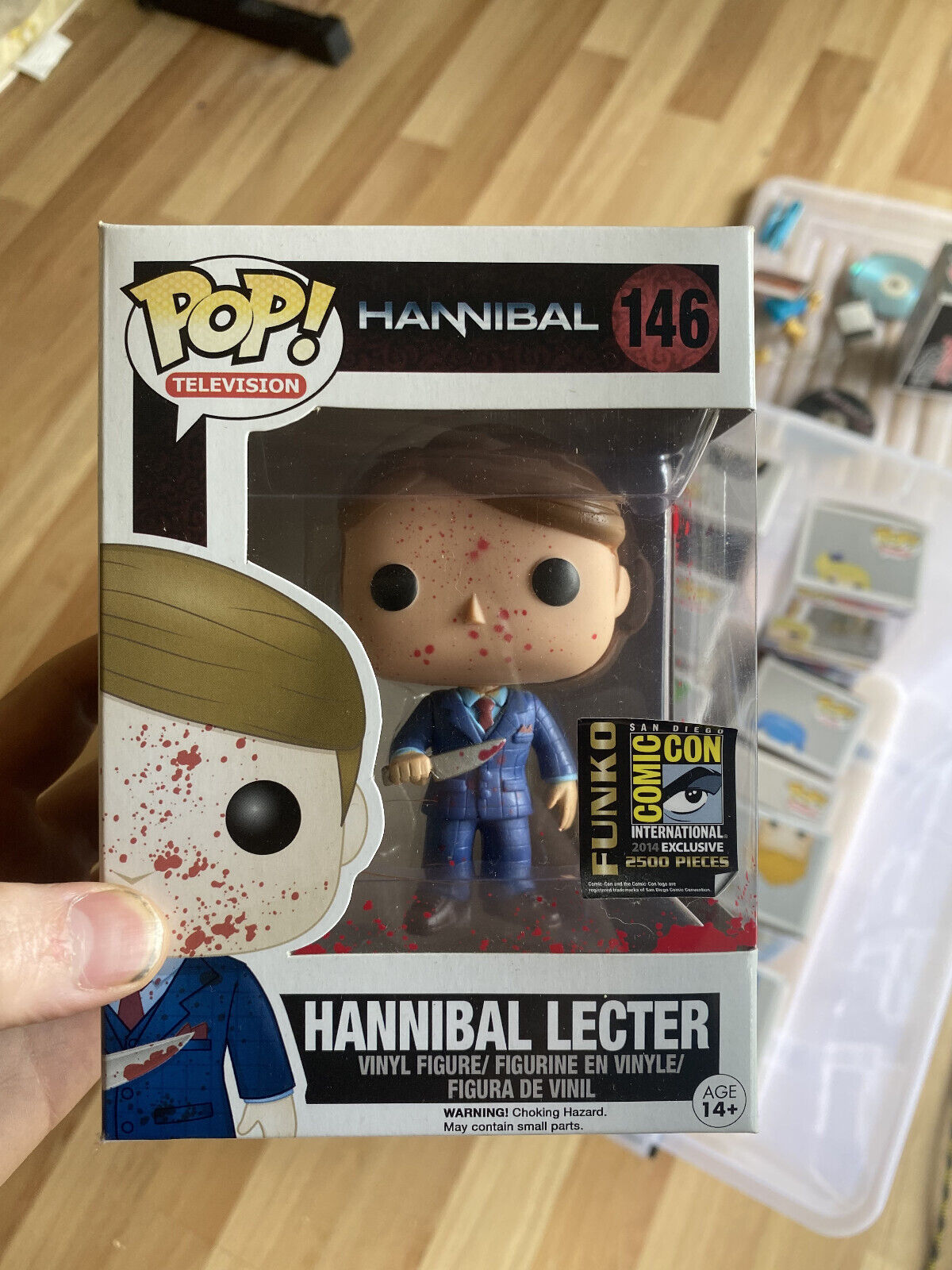 Funko Pop Bloody Hannibal Lecter Sdcc 2014 Exclusive! #146