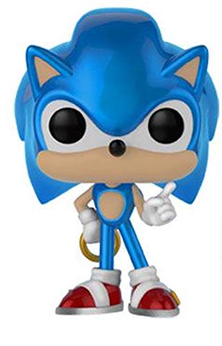 Funko Pop! Sonic The Hedgehog - Sonic With Ring ( Metallic Exclusive )