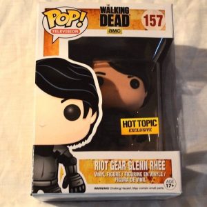 Funko Pop The Walking Dead Riot Gear Glenn Rhee Hot Topic Exclusive!!!