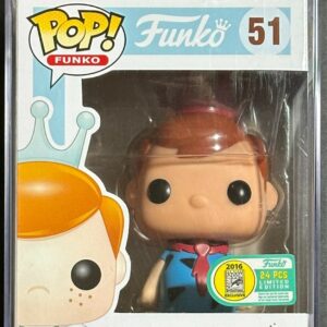 Funko Pop! Freddy Funko Fred Flinstone Blue 51 LE 24 Pieces SDCC 2016 PSA 8.5